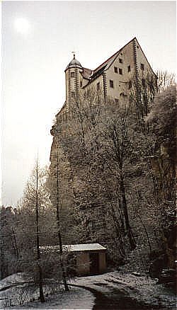 Die Burg Hohnstein.