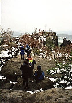 Das Gipfelplateau des Gohrischsteins