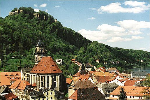 Königstein - Mittelpunkt der Sächsischen Schweiz - mit Festung